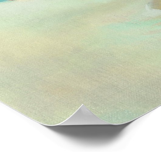 Button des Herzens Poster (Ecke)