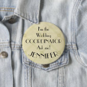 Button des Hochzeitkoordinators mit Name (Beispiel)