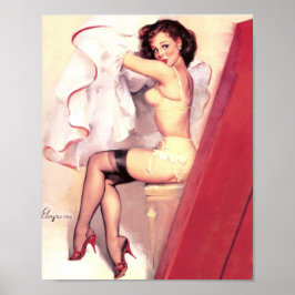 Button des Kleidersaals Poster