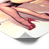 Button des Kleidersaals Poster (Ecke)