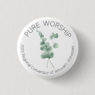 Button des Konvents von 2025 mit Eukalyptus