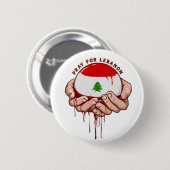 Button des Libanon (Vorne & Hinten)