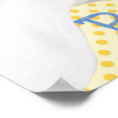 Button des Schnullers auf dem Baby Shooter Game Po Poster (Ecke)