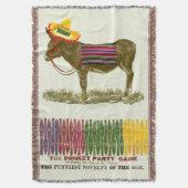 Button des Schwanzes auf dem Donkey Decke (Vorderseite Vertikal)