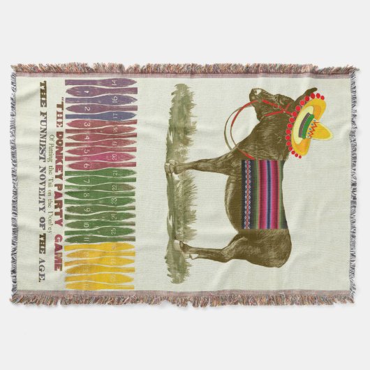 Button des Schwanzes auf dem Donkey Decke (Vorderseite)