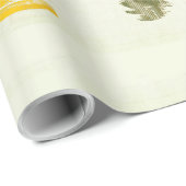 Button des Schwanzes auf dem Donkey Geschenkpapier (Rolleneckpunkt)