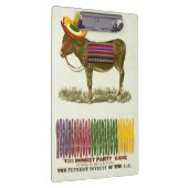 Button des Schwanzes auf dem Donkey Klemmbrett (Rechts)