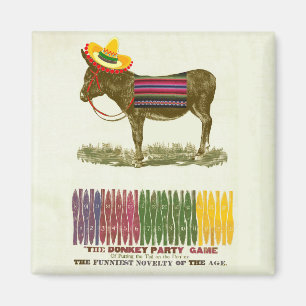 Button des Schwanzes auf dem Donkey Magnet