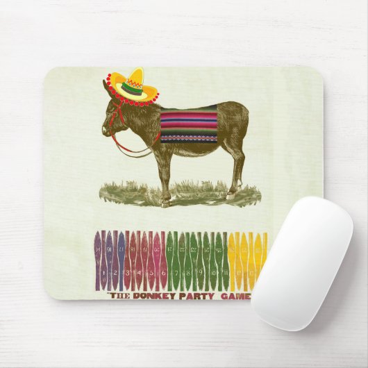 Button des Schwanzes auf dem Donkey Mousepad (Mit Mouse)