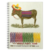 Button des Schwanzes auf dem Donkey Notizblock (Vorderseite)