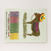 Button des Schwanzes auf dem Donkey Puzzle (Horizontal)