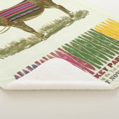 Button des Schwanzes auf dem Donkey Sherpadecke (3/4)