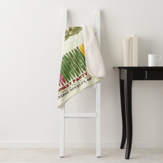 Button des Schwanzes auf dem Donkey Sherpadecke (Beispiel)