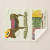 Button des Schwanzes auf dem Donkey Sherpadecke (Vorderseite (Horizontal))