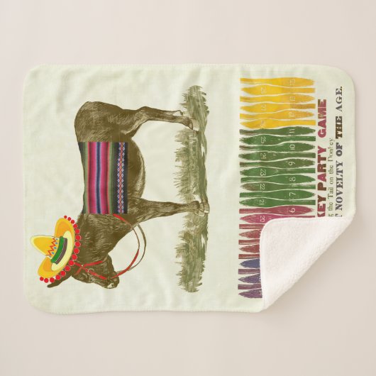 Button des Schwanzes auf dem Donkey Sherpadecke (Vorderseite (Horizontal))