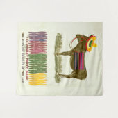 Button des Schwanzes auf dem Donkey Wandteppich (Vorderseite (Horizontal))