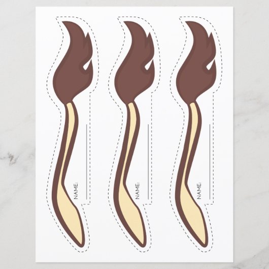 Button des Schwanzes auf der Giraffe - SCHWÄNZE (8 (Vorderseite)