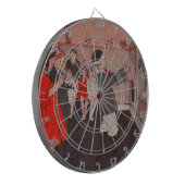 Button des Schwanzes Donkey Dartscheibe (Vorderseite Links)