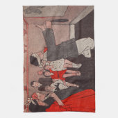 Button des Schwanzes Donkey Handtuch (Vertikal)