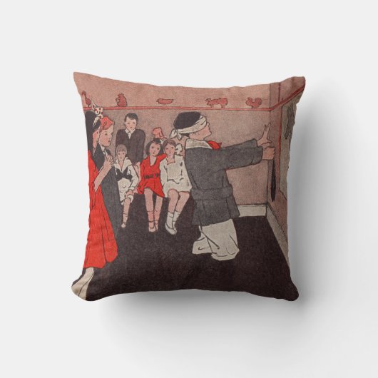 Button des Schwanzes Donkey Kissen (Vorderseite)