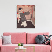 Button des Schwanzes Donkey Leinwanddruck (Insitu (Wohnzimmer))