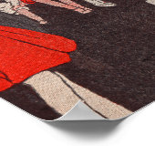 Button des Schwanzes Donkey Poster (Ecke)