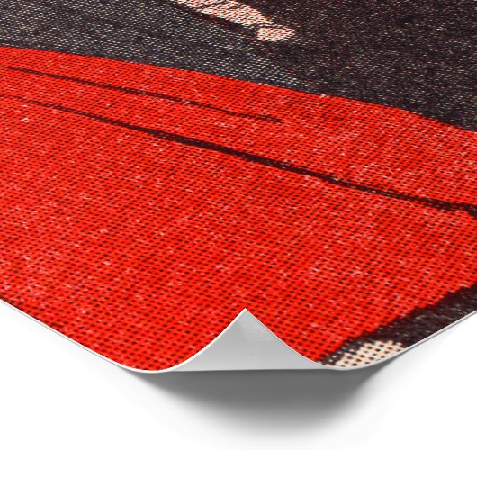 Button des Schwanzes Donkey Poster (Ecke)