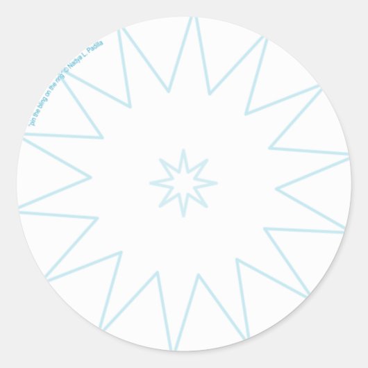 * Button des Spiels auf dem Ring * BRAUTPARTY Runder Aufkleber (Vorderseite)