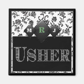 Button des Usher / Button Magnet (Vorne)