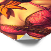 Button des Westerns Poster (Ecke)