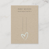 Button-Display für einfache Kraft Blue Heavy Hairc Visitenkarte (Vorderseite)