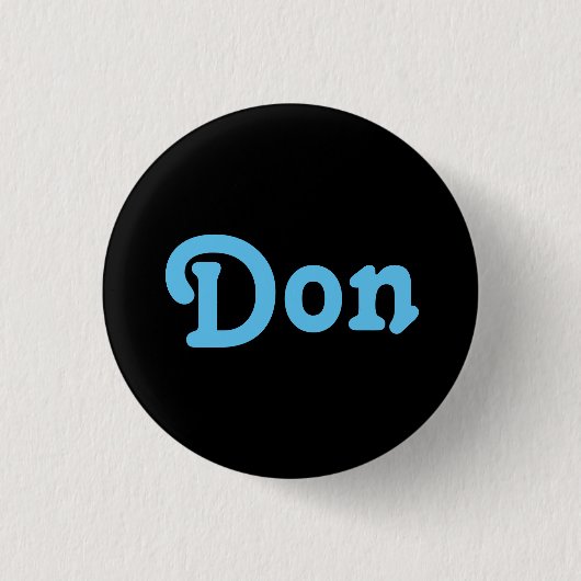 Button Don (Vorderseite)