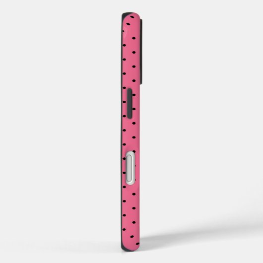 Button Dot Pink Case-Mate iPhone Hülle (Rückseite / Rechts)