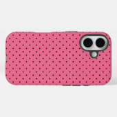 Button Dot Pink Case-Mate iPhone Hülle (Rückseite (Horizontal))