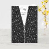 Button Dots mit Zipper zum Geburtstag Karte (Gelbe Blume)
