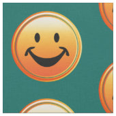 Button Dots - Orange den Backg. Idee Stoff (Nahaufnahme)