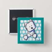 Button "Dotted Pocket Westie" (Vorne & Hinten)