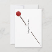 Button du mich? dankeskarte (Vorderseite)