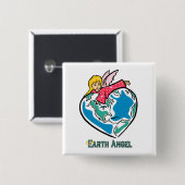 Button: "Earth Angel" Button (Vorne & Hinten)