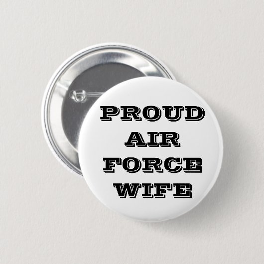 Button-Ehefrau der Luftwaffe Button (Vorne & Hinten)