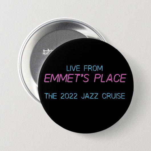 Button - Emmet Cohen Trio 2022 Jazz Cruise (Vorne & Hinten)