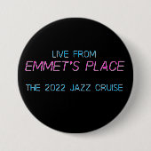 Button - Emmet Cohen Trio 2022 Jazz Cruise (Vorderseite)