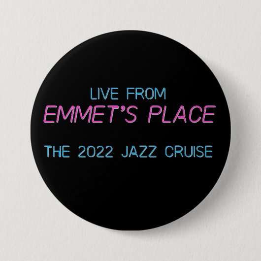 Button - Emmet Cohen Trio 2022 Jazz Cruise (Vorderseite)