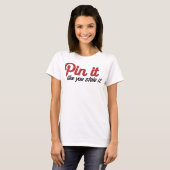 Button es, als ob du es Shirt gestohlen hast (Vorne ganz)
