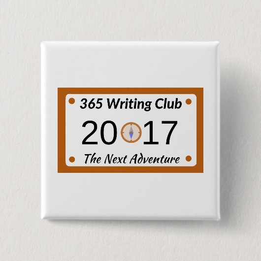 Button es! Ein schreibendes Abzeichen des Vereins (Vorderseite)