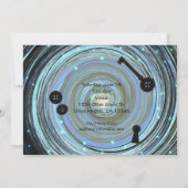 Button Eyes & Skeleton Key Other World Party Einladung (Rückseite)