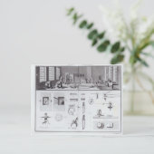 Button Fabrik, Platte 2 aus Band IV Postkarte (Stehend Vorderseite)