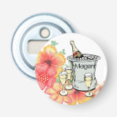 Button Flasche Opener Champagne Flaschenöffner (Vorderseite)