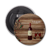 Button Flasche Opener Wine Flaschenöffner (Vorderseite)