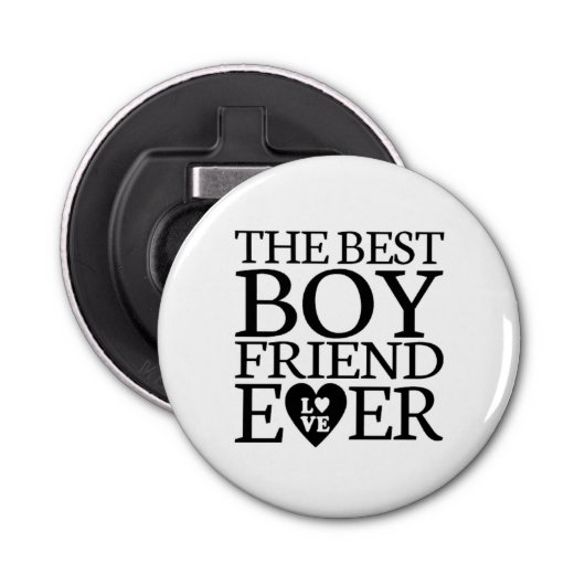Button-Flaschenöffner-Geschenk für Freund Flaschenöffner (Vorderseite)